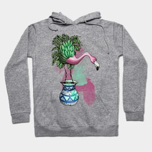 Potted Flamingo Hoodie